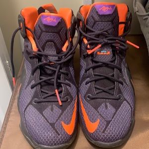 Purple Lebron 12s Fair Condition